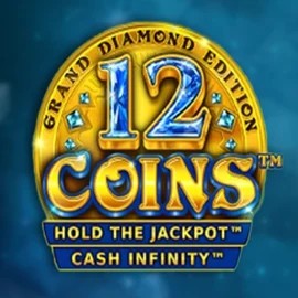 Official Slots logo: 12 Coins Grand Diamond Edition by Wazdan at Wonaco Casino