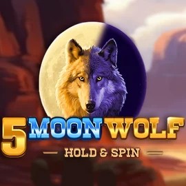 5 Moon Wolf logo – Slots by Apparat Gaming at Wonaco Casino