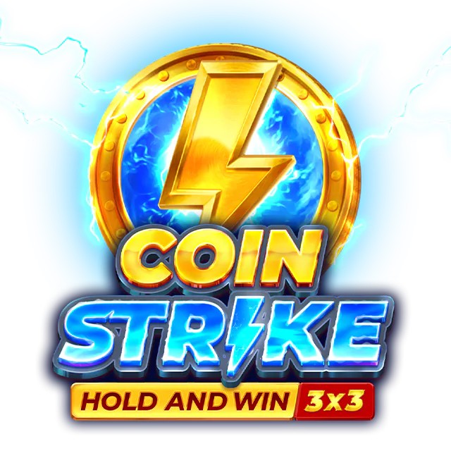 Coin Strike: Hold and Win slot logo by Playson at Wonaco Casino