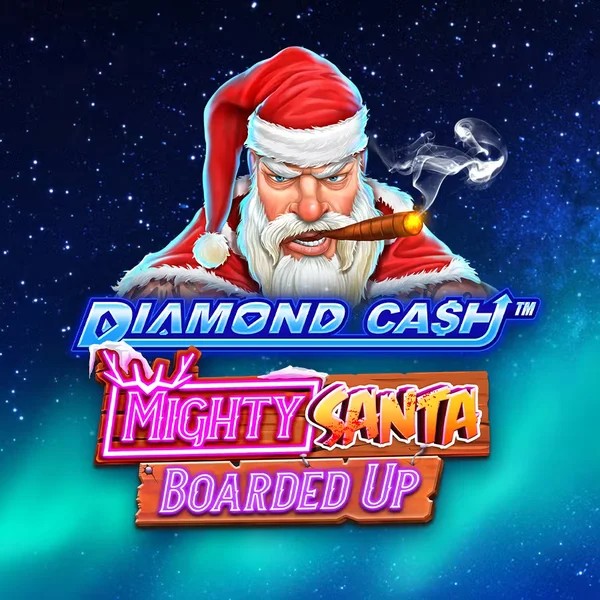 Play Diamond Cash Mighty Santa Boarded Up slot by Greentube on wonacoocasino.com