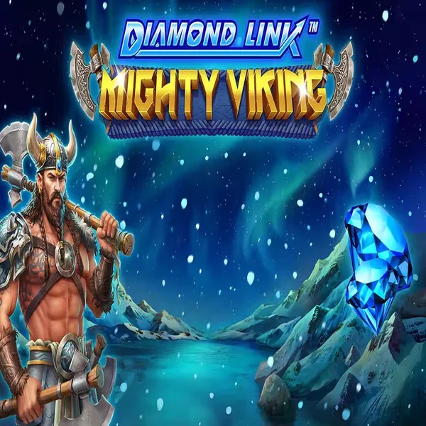 Diamond Link Mighty Viking logo – Slots by Greentube at Wonaco Casino