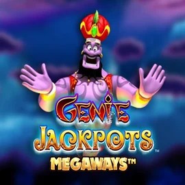 Genie Jackpots Megaways slot visual from Blueprint Gaming available on wonacoocasino.com
