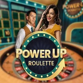 PowerUP Roulette slot logo by Pragmatic Play at Wonaco Casino