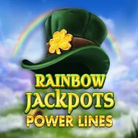 Rainbow Jackpots Power Lines slot icon by Red Tiger Gaming, available at Wonaco Casino