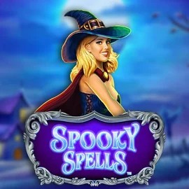 Spooky Spells online game logo by Novomatic on wonacoocasino.com